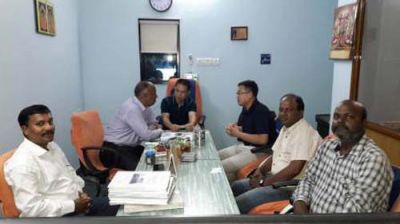 CHINESE DELEGATES - LEADDO TECHNOLOGY WUHAN, HUBEI PROVINCE, CHINA. Mr. Nengzhi Liang & Mr. Meng Qinghai for the project